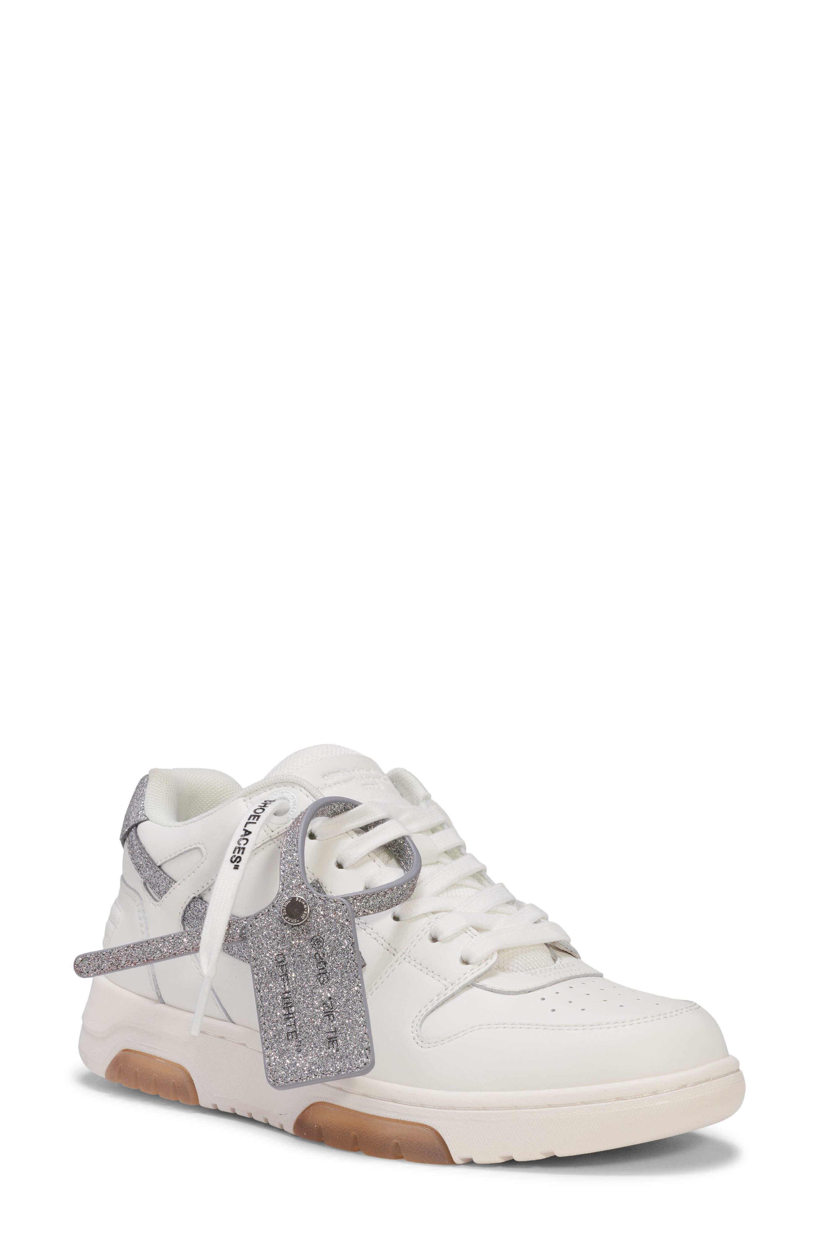 Off-White Out of Office Glitter Sneaker, Main, color, 