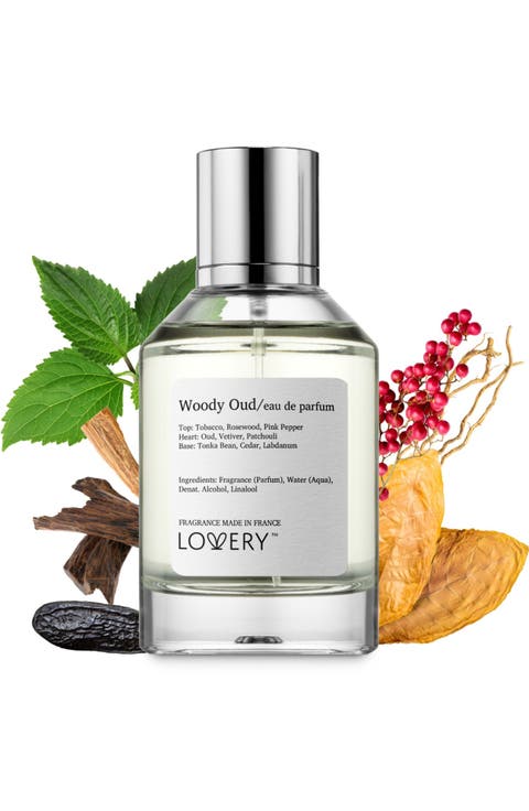 Woody Oud Eau de Parfum, Made in France, 3.4 oz