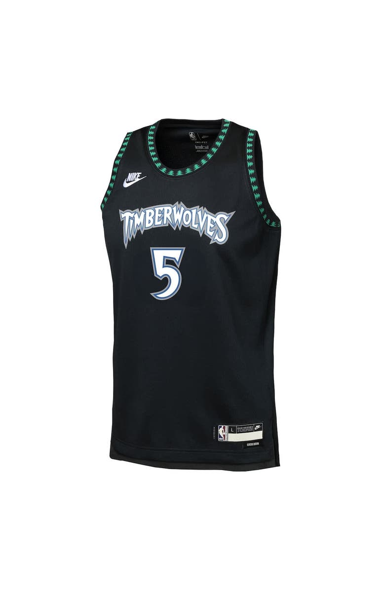 Nike Youth Nike Anthony Edwards Black Minnesota Timberwolves Swingman Jersey - Classic Edition, Alternate, color, Black