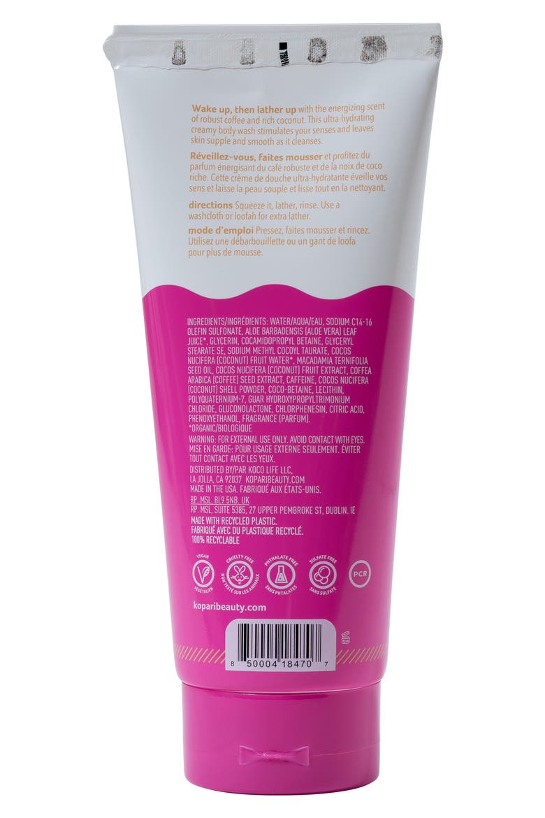 Coconut Latte Body Wash, Alternate, color, NO COLOR