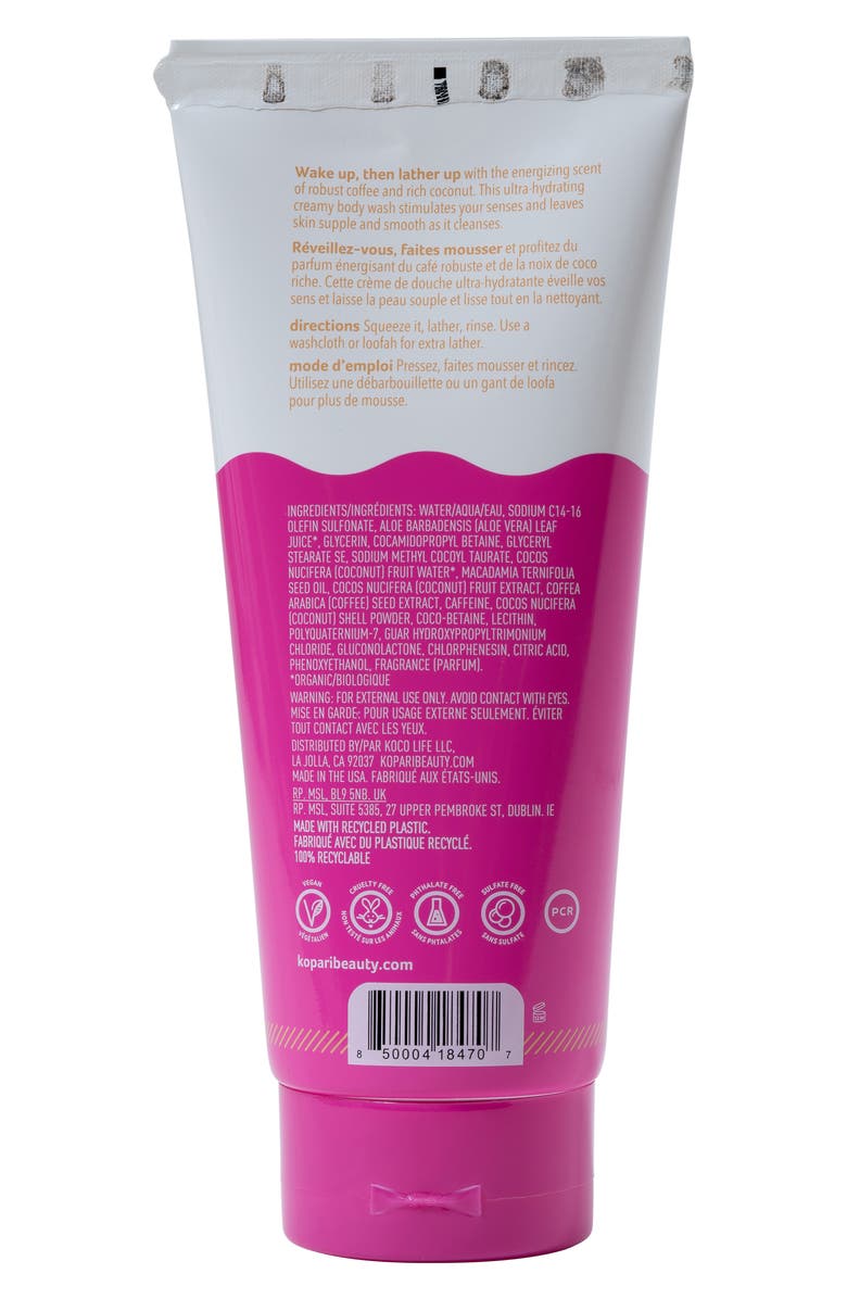 Kopari Coconut Latte Body Wash, Alternate, color, 