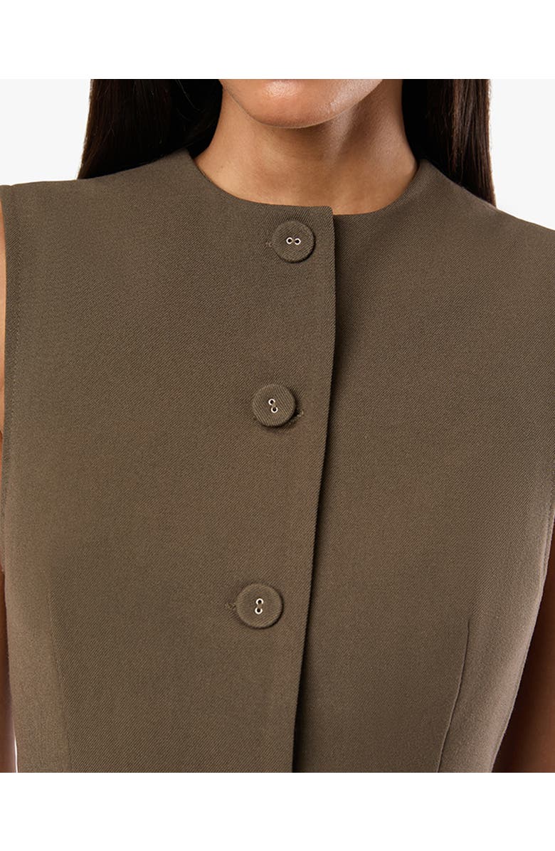 WeWoreWhat Button Down Vest, Alternate, color, Dark Grey