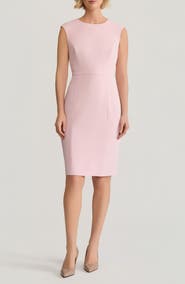 KASPER Cap Sleeve Sheath Dress