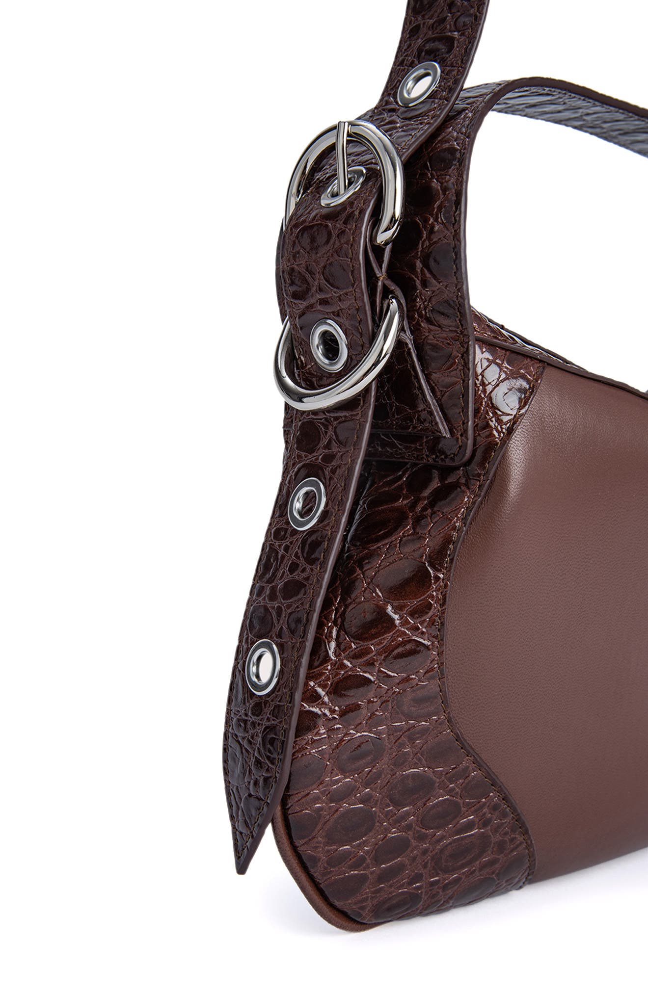 By Far Yana Leather Shoulder Bag, Alternate, color, 