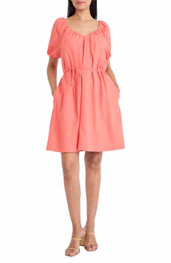 Self Belt Trapeze Minidress