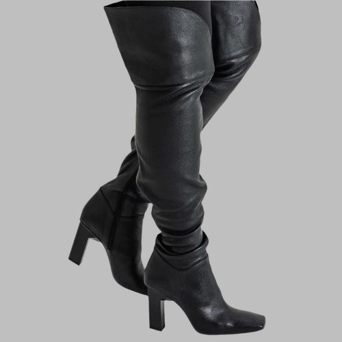 Tiannia Barnes Cullinan Over-the-knee Boot In Black