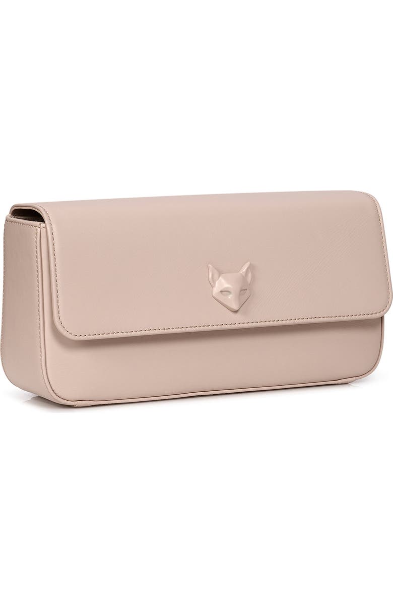 DESERI Michele Monochrome Crossbody Clutch, Alternate, color, Beige