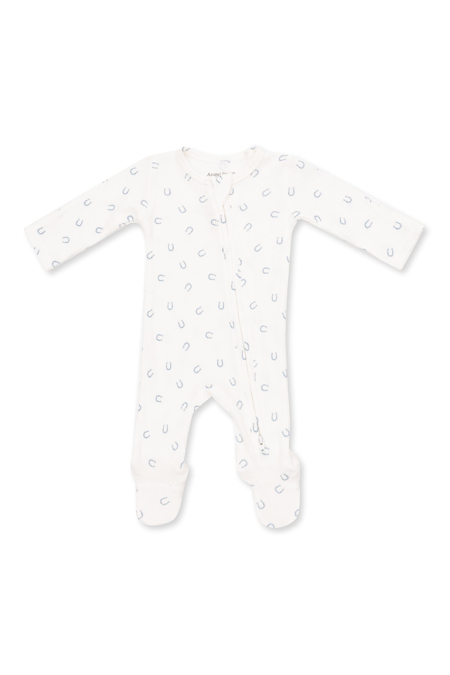 Dear Print Pattern Angel Dear Kids' Little Horseshoes Footie | Nordstrom