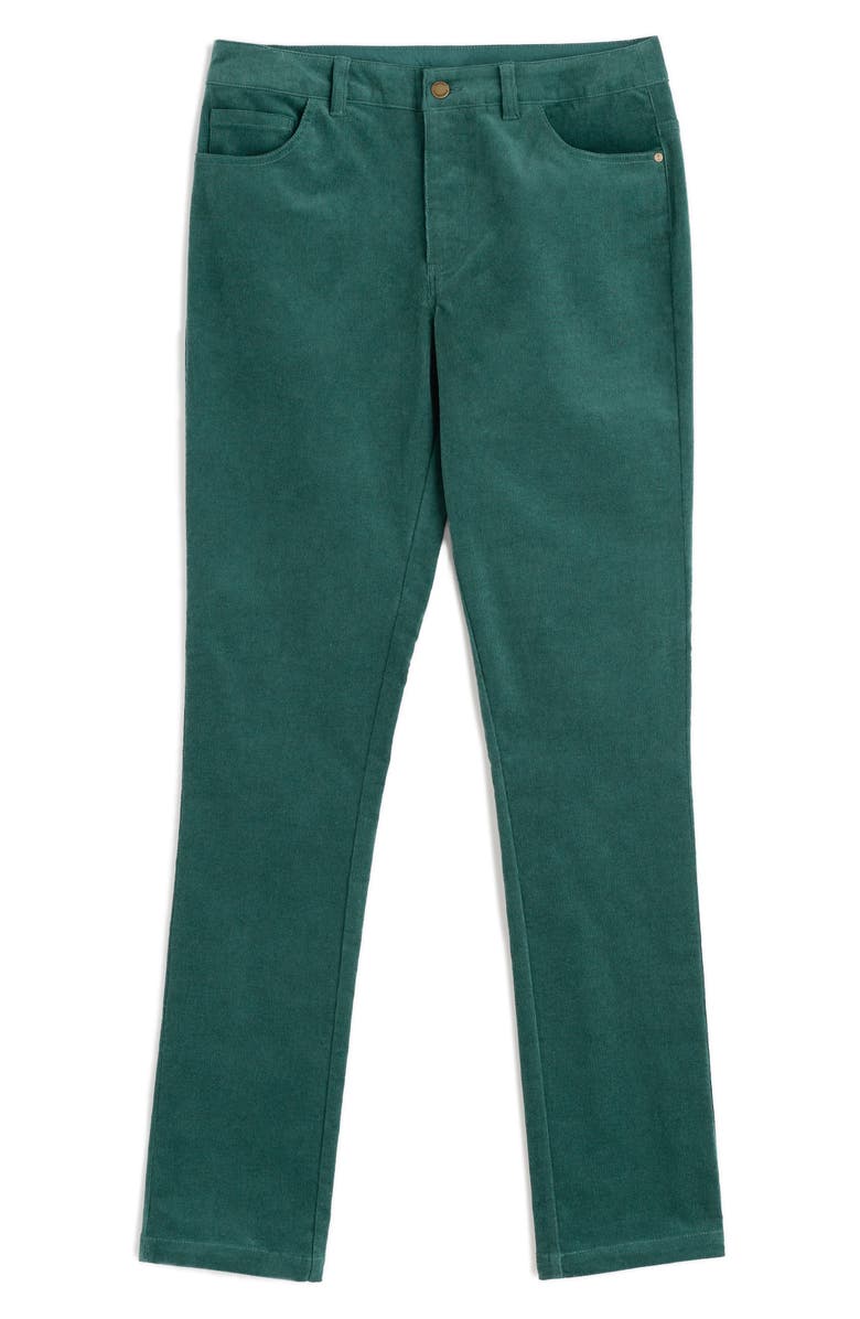 Seasalt Cornwall Lamledra Needlecord Slim Fit Pants, Alternate, color, Verte