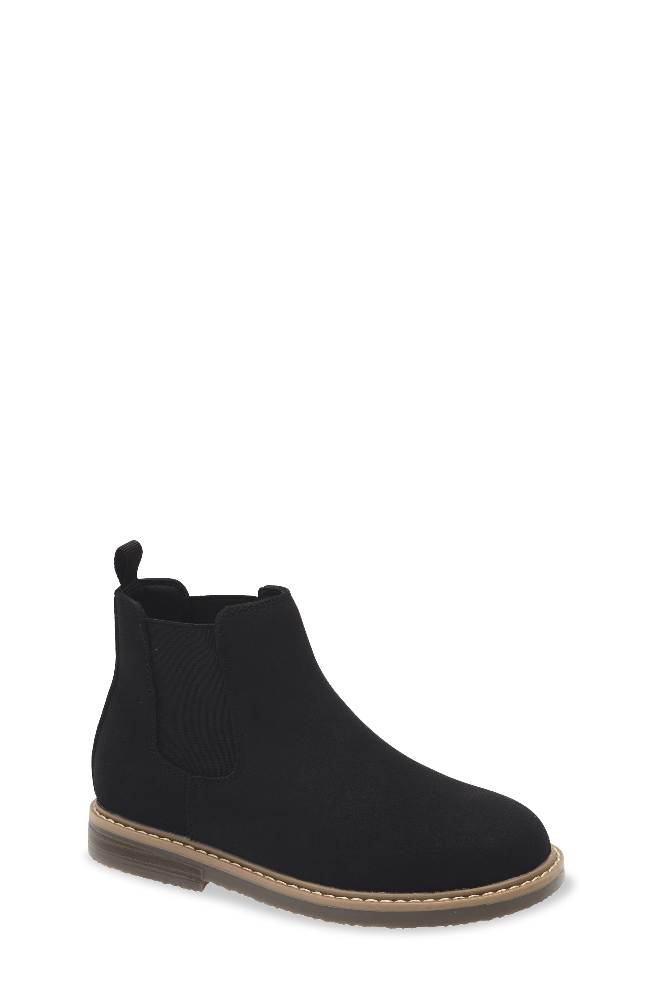 Nordstrom Kids' Chelsea Boot, Main, color, Black