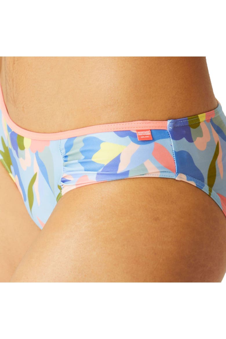 Aceana Abstract Floral Bikini Bottoms, Alternate, color, Blue