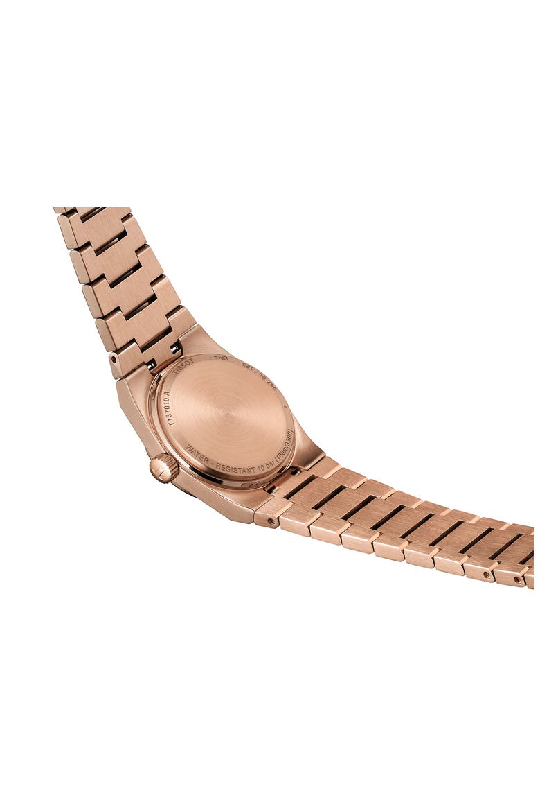 PRX Diamond Bracelet Watch, 25mm, Alternate, color, PINK