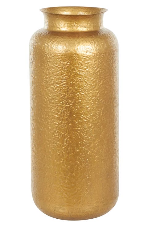 Gold Metal Vase