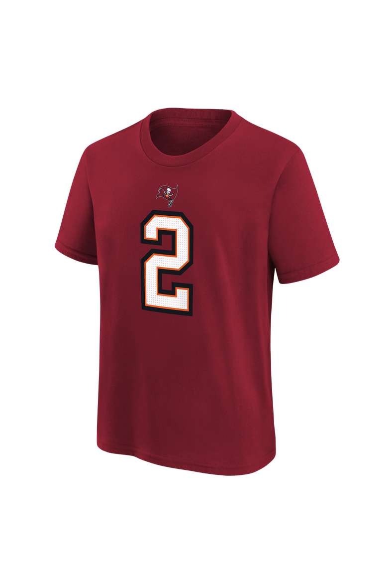 Youth Nike Emeka Egbuka Red Tampa Bay Buccaneers Player Name & Number T-Shirt, Alternate, color, Red