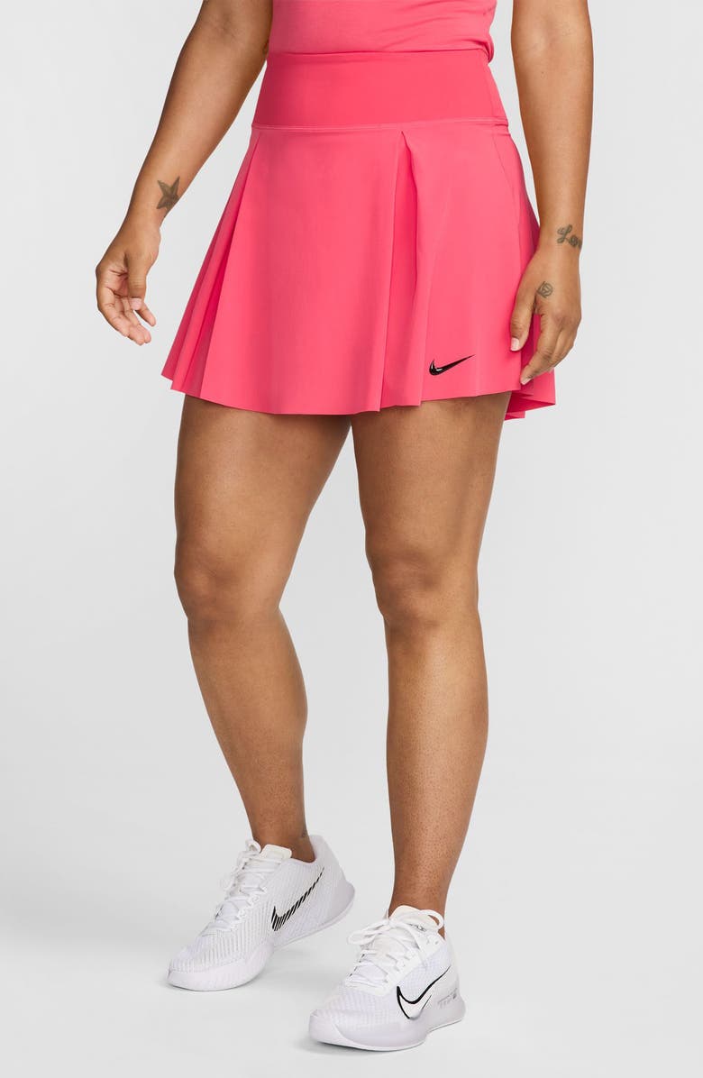 Nike Club Dri-FIT Skirt, Main, color, Aster Pink/ Black