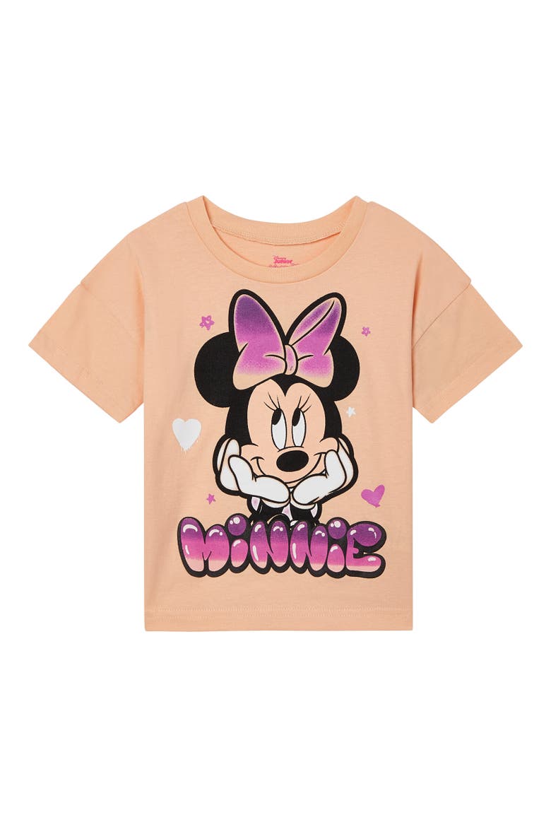 Minnie Mouse 2-Piece T-Shirt and Shorts Set, Alternate, color, Minnie Ombre Purple