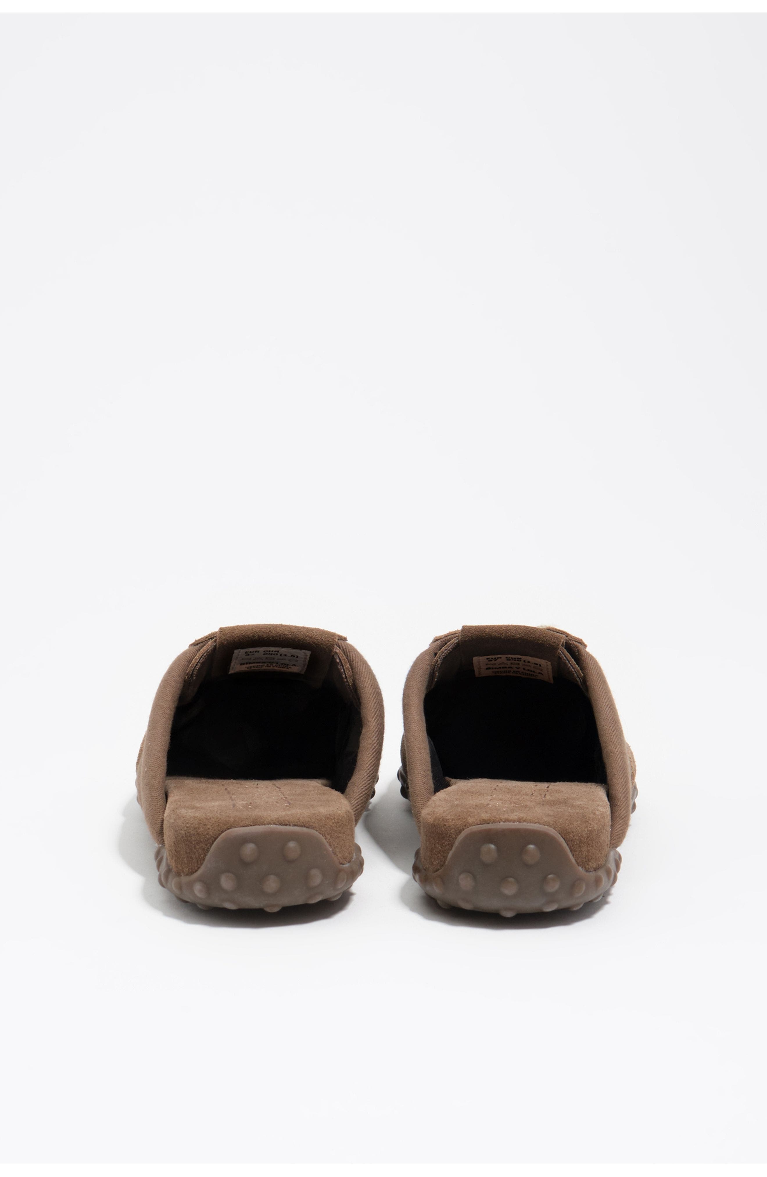 Bimba y Lola Suede And Fabric 13 31 Mule Sneaker, Alternate, color, Taupe