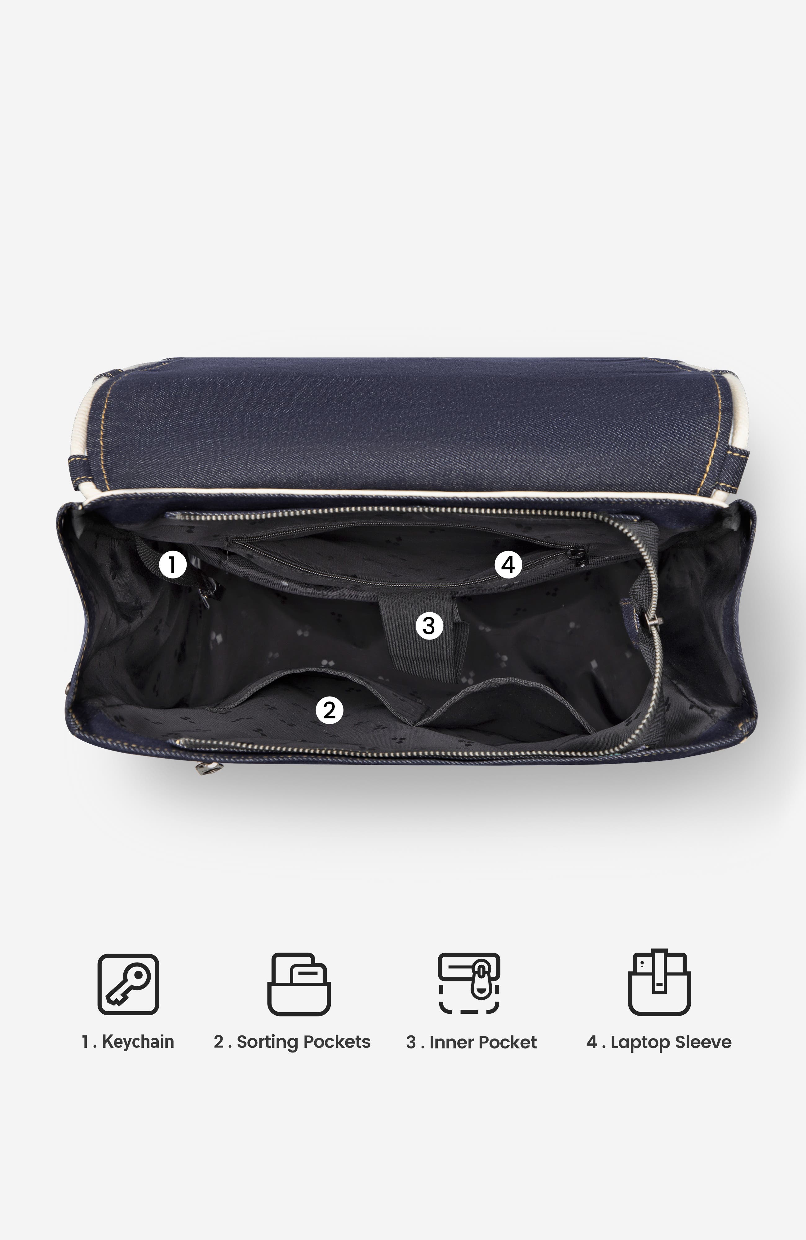 MaH Young Denim Backpack, Alternate, color, Denim Blue