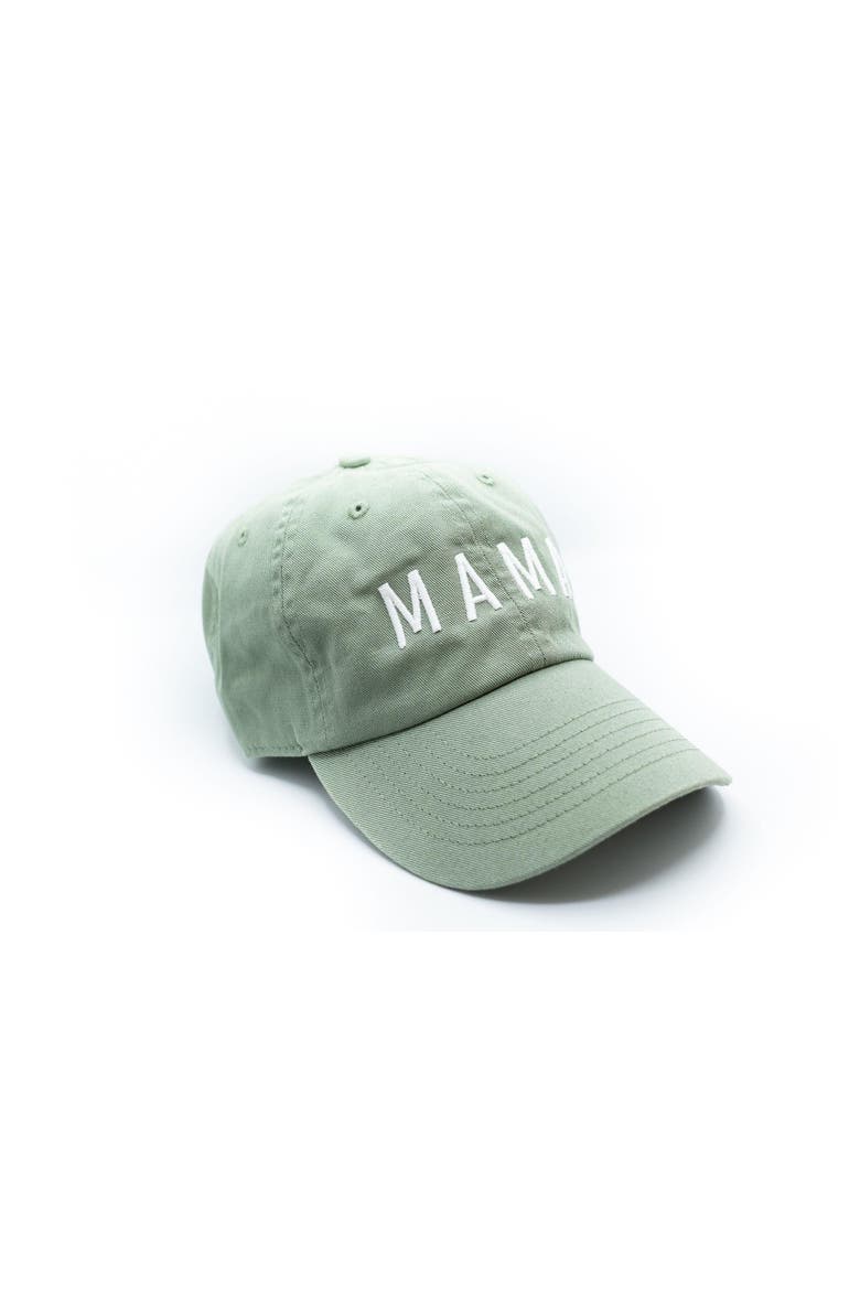 Mama Baseball Hat, Alternate, color, Dusty Sage
