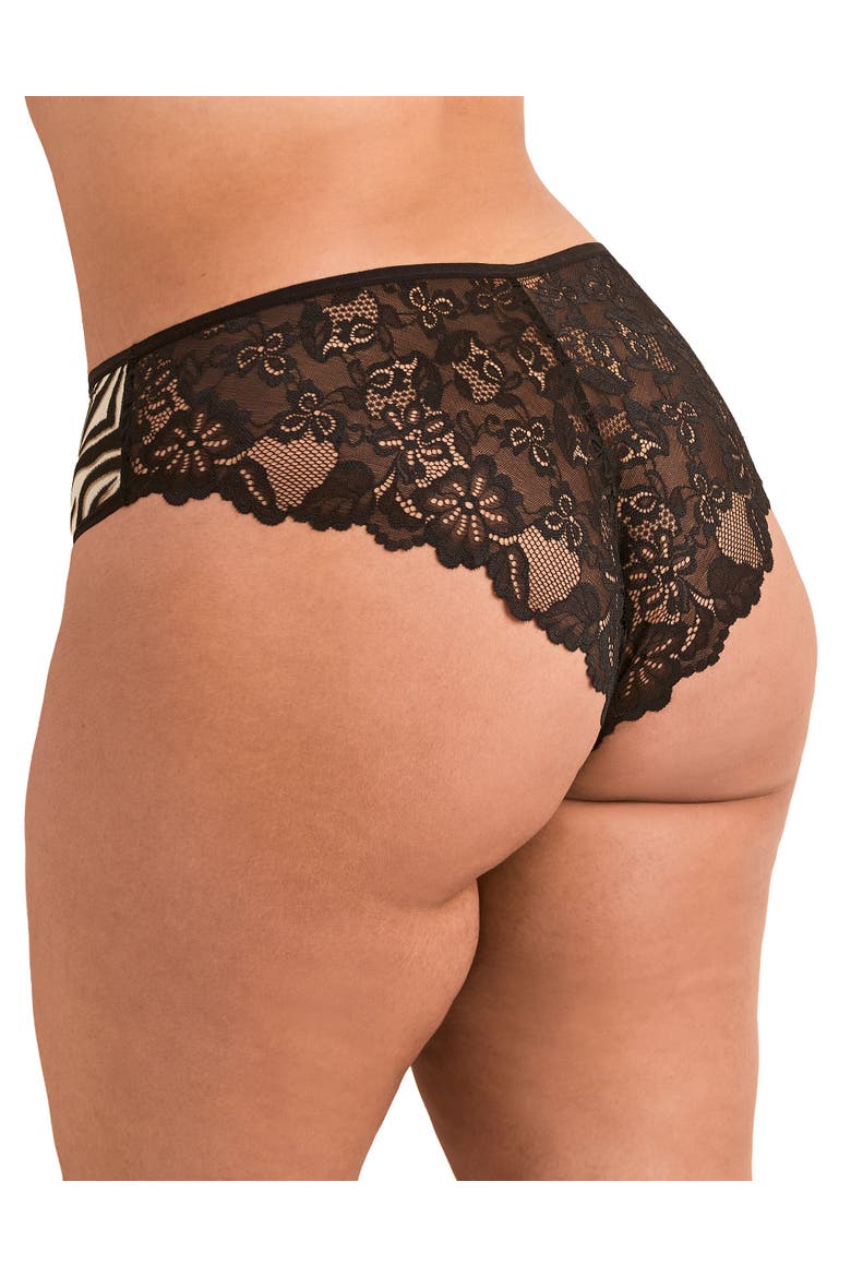Onida Cheeky Panties, Alternate, color, Animal beige