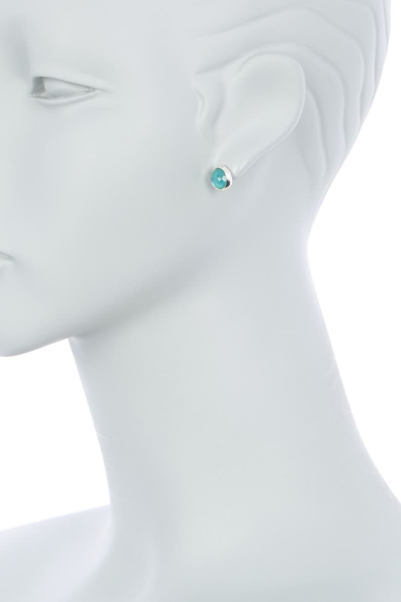 Sterling Silver Rock Candy Stud Earrings, Alternate, color, ROCK CRYSTAL AND MOP