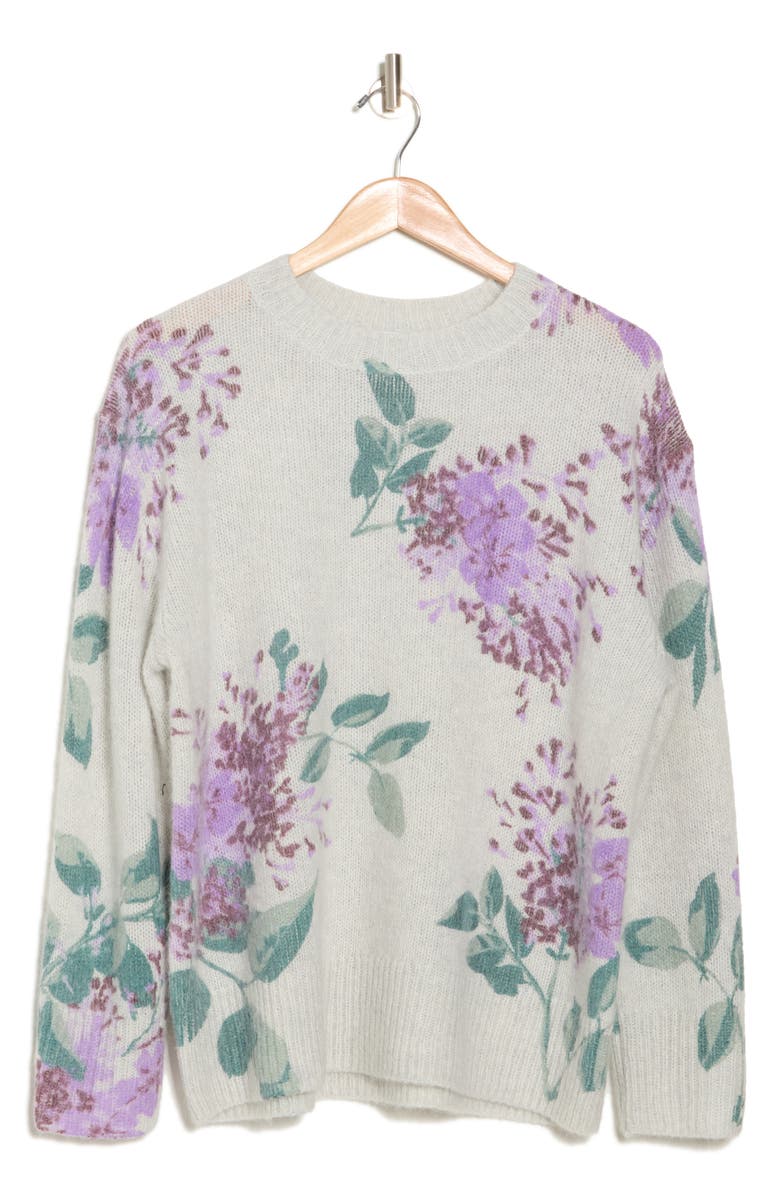 Vince Floral Print Sweater, Alternate, color,