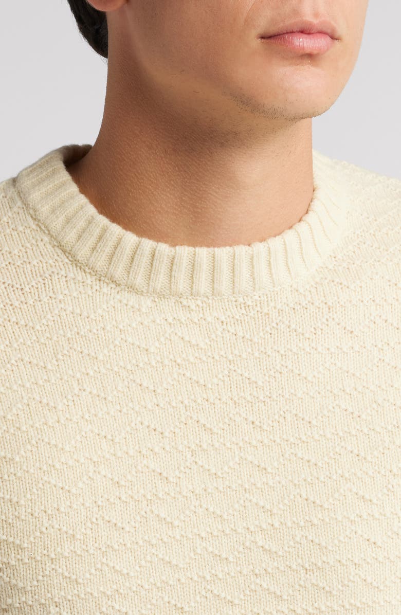 Schott NYC Wool Blend Zigzag Stitch Sweater, Alternate, color, 
