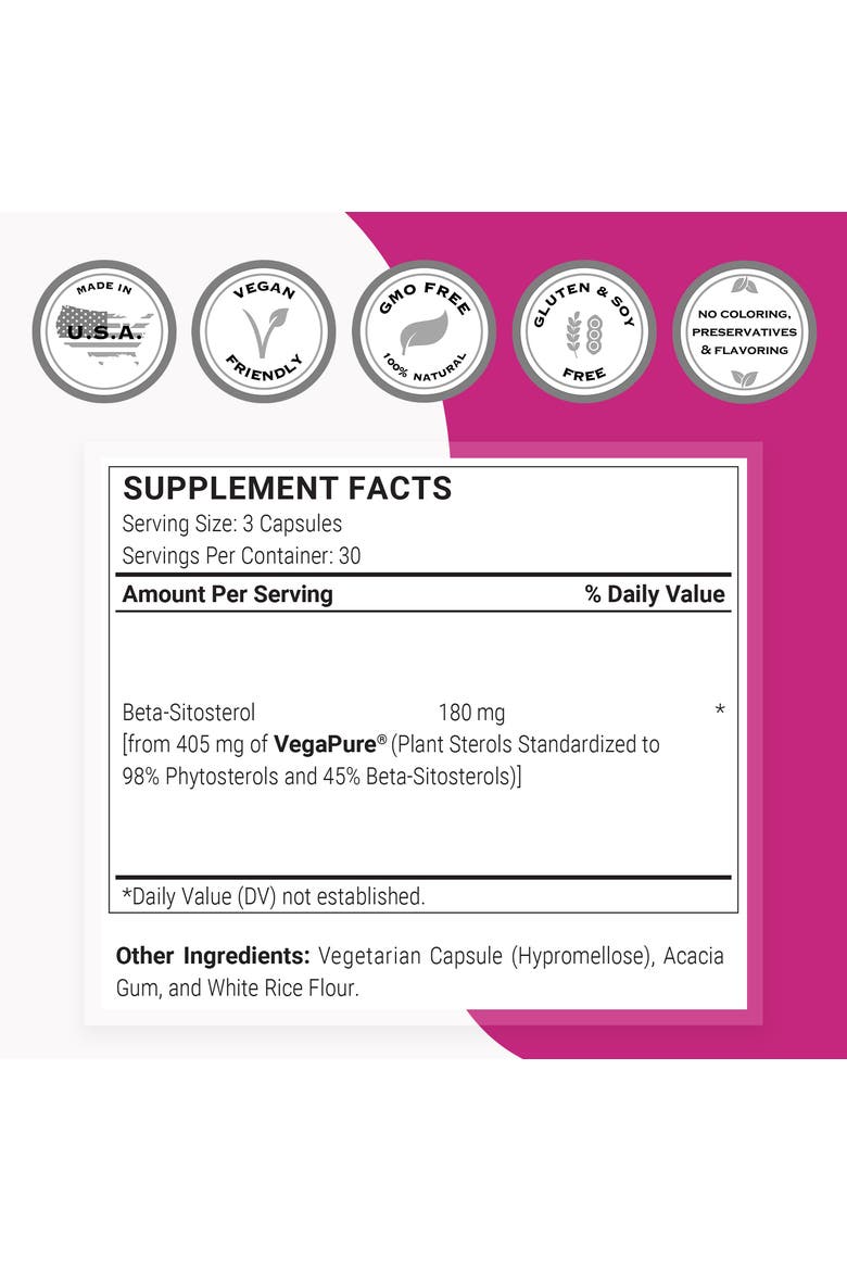 Beta-Sitosterol Supplement, Alternate, color, None