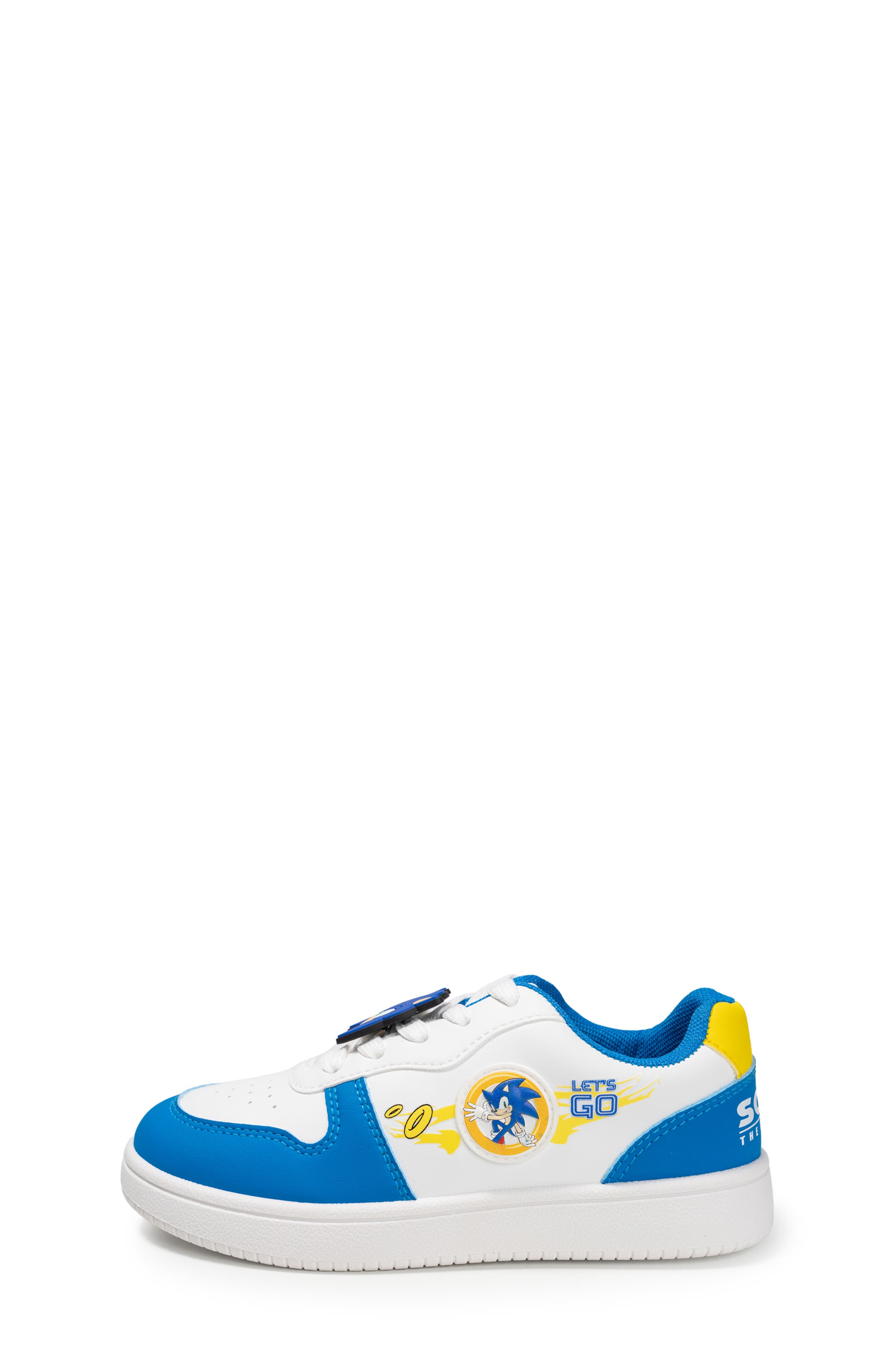Kids' Sonic the Hedgehog Sneaker, Alternate, color, WHITE/ BLUE