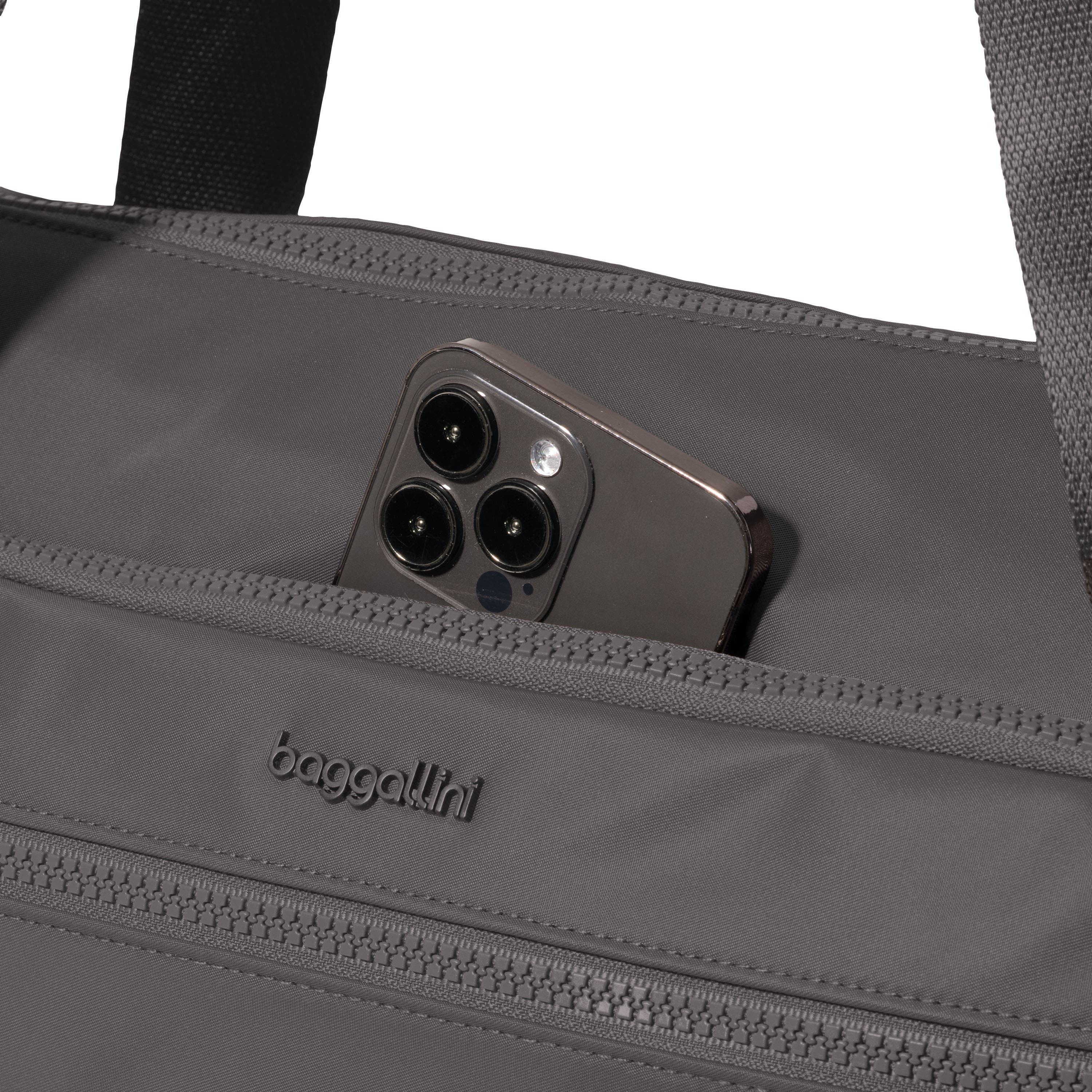 Park Ave Overnight Tote, Alternate, color, Smoke Twill