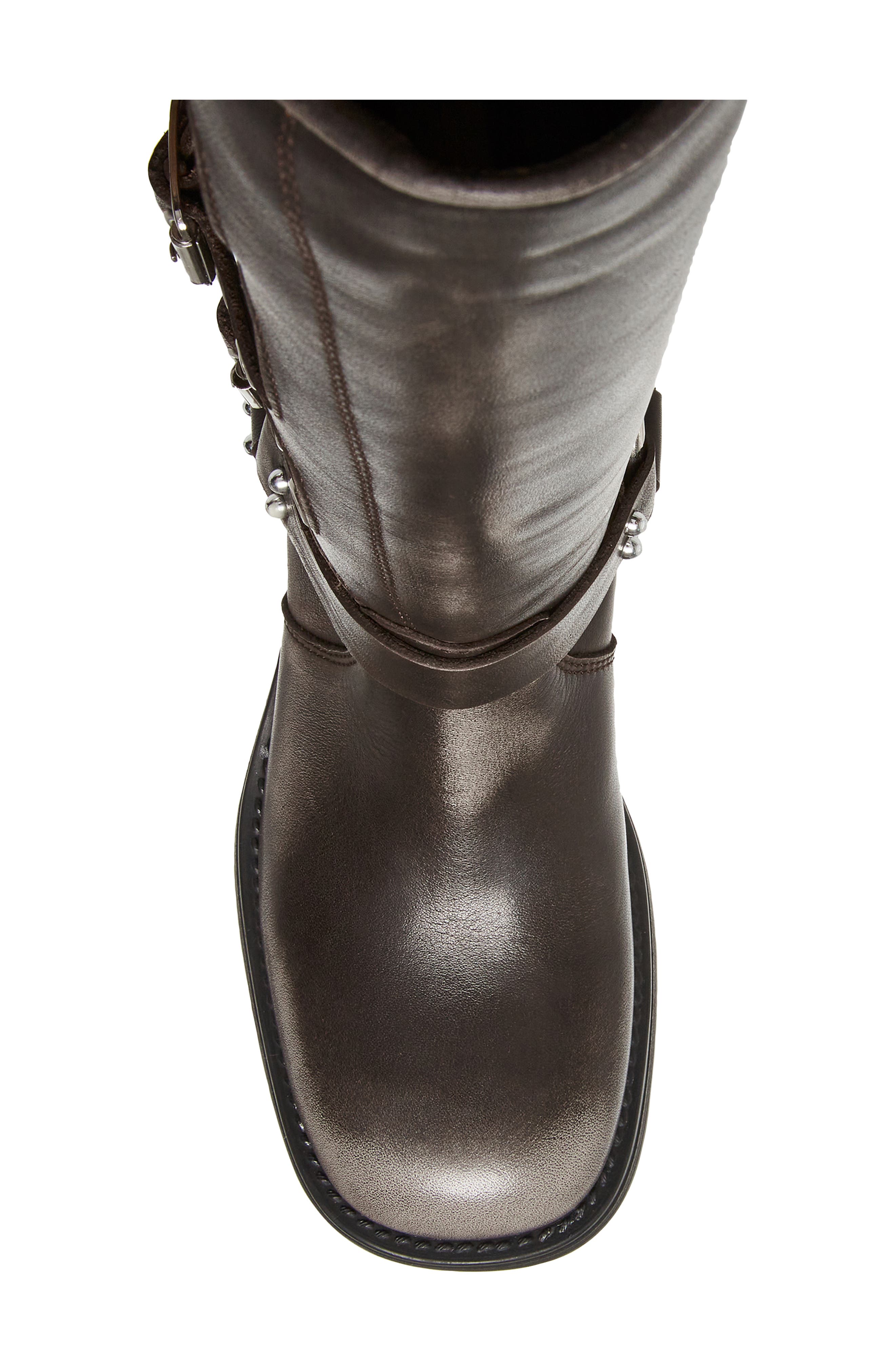 Brocks Buckle Boot, Alternate, color, BLACK DISTRS