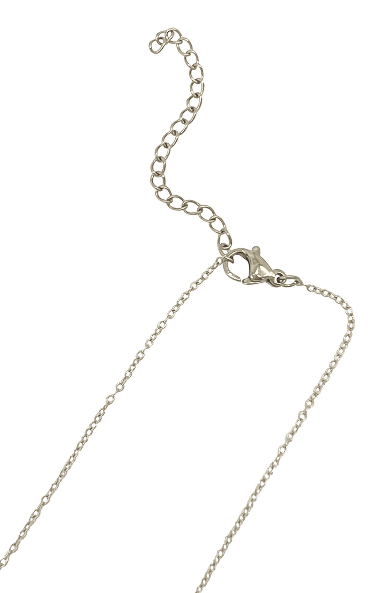 Adornia Water Resistant Boy Mama Heart Script Necklace (Women ...