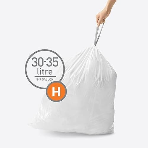 Simplehuman Code H Custom Fit Liners With Quick Dispense Packs