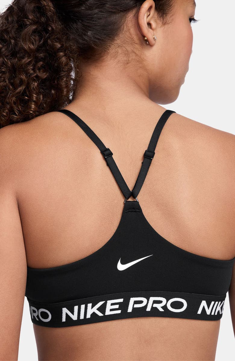 Nike Kids' Pro Indy Sports Bra, Alternate, color, Black