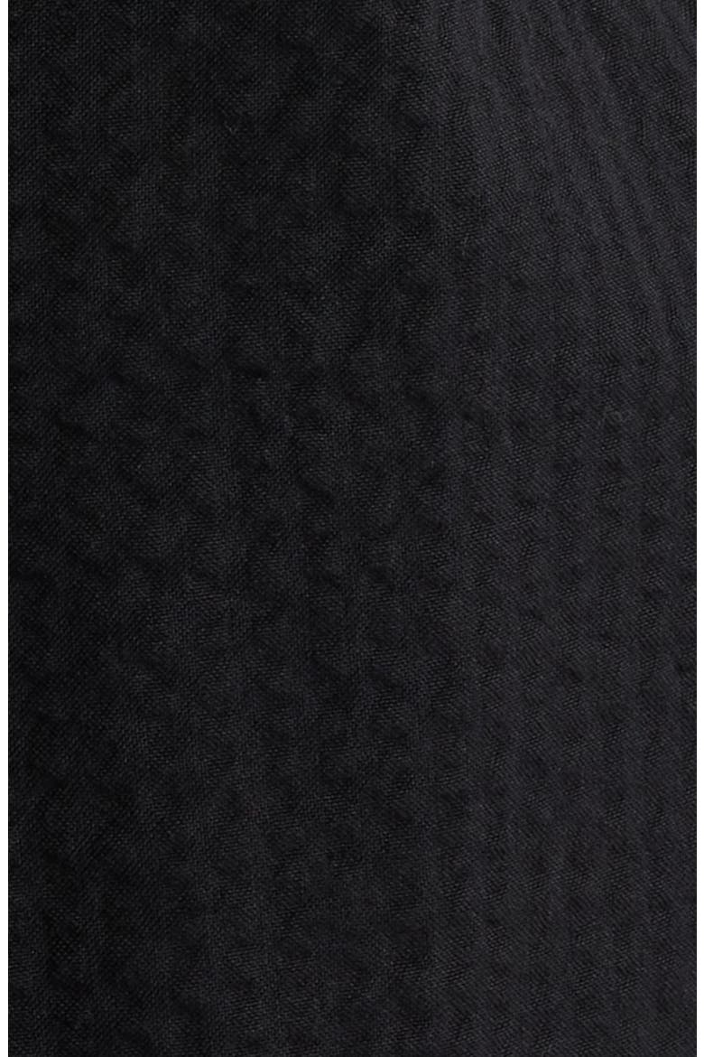 Live Life with Ease Embroidered Button-Up Shirt, Alternate, color, BLACK