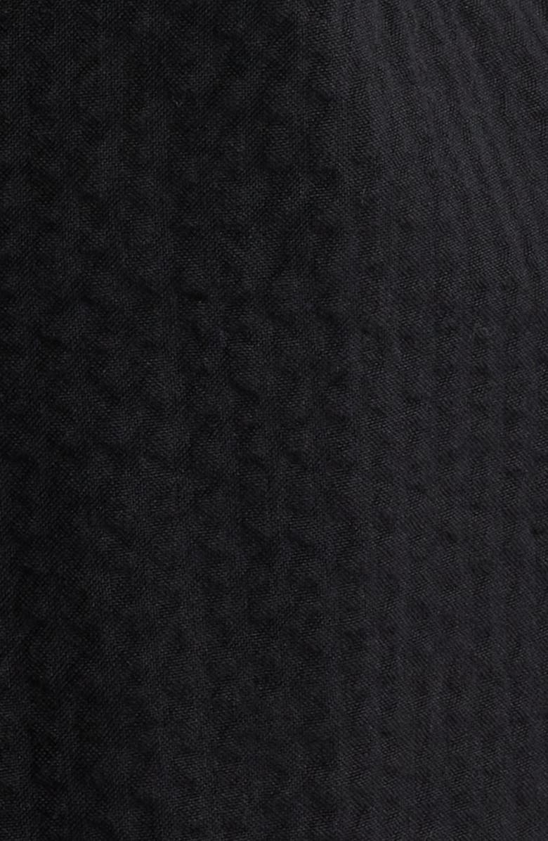 JUNGLES Live Life with Ease Embroidered Button-Up Shirt, Alternate, color, Black