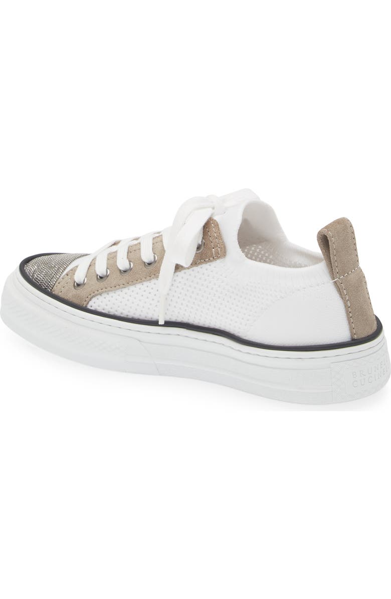Brunello Cucinelli Monili Trim Platform Sneaker, Alternate, color,