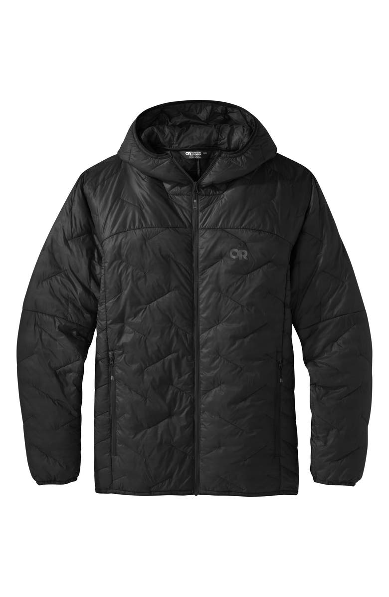 Outdoor Research SuperStrand LT Hooded Water Resistant Packable Puffer Jacket, Alternate, color, 