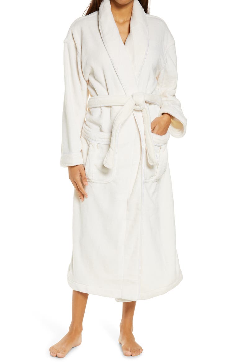Darlington Women's Fleece Robe, Main, color, CREAM