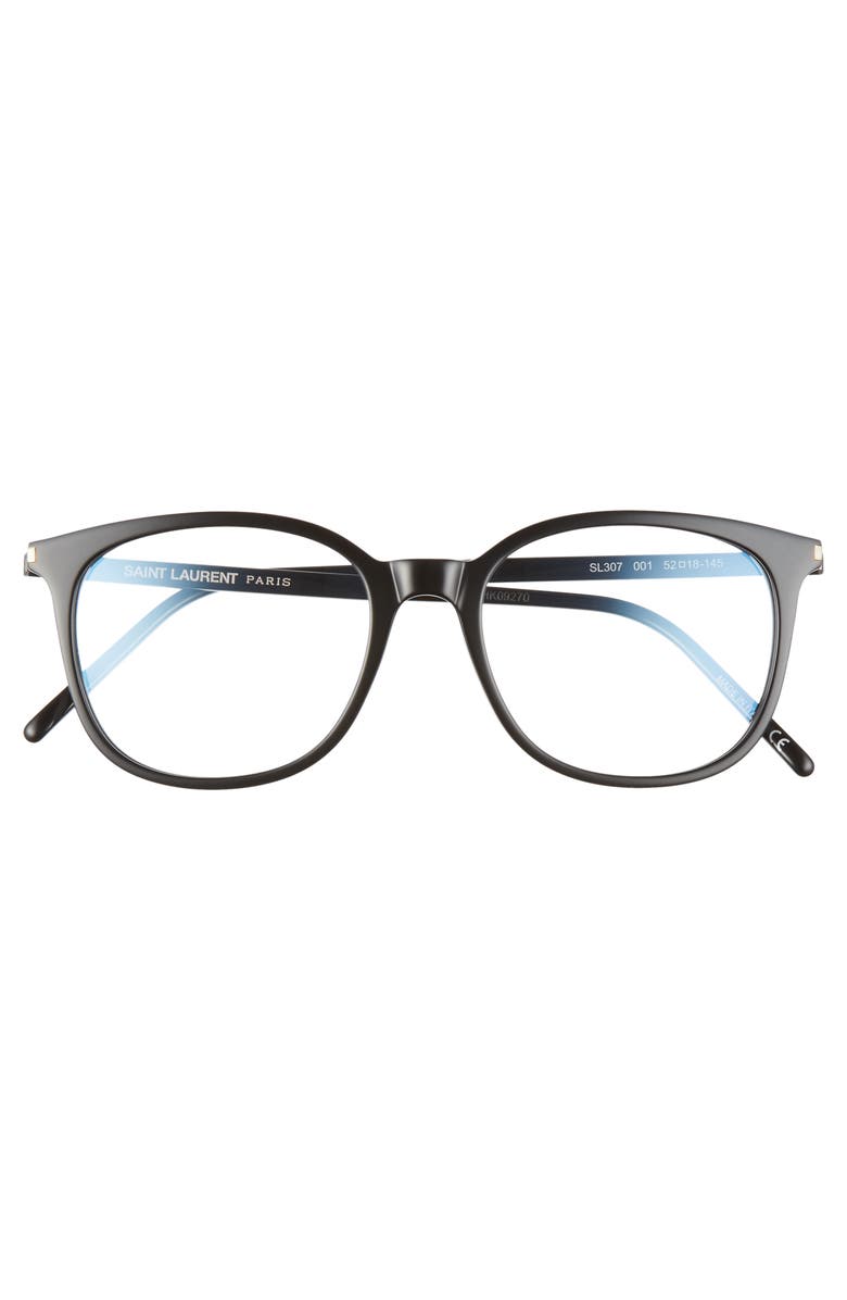 Saint Laurent 52mm Optical Glasses, Alternate, color, 