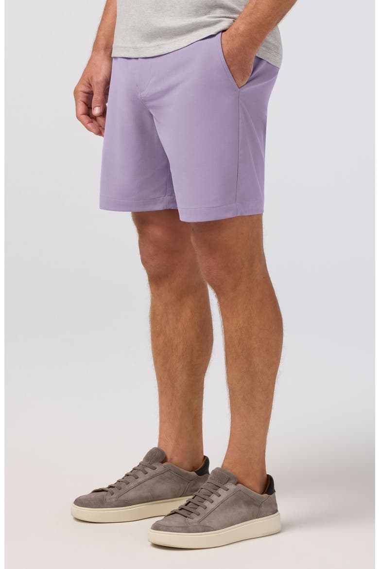 Helmsman Flat Front Performance Golf Shorts, Alternate, color, PURPLE DUSK
