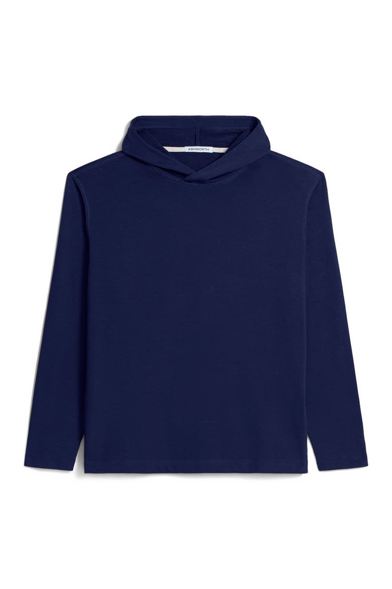 Terry Twillback Hoodie, Main, color, Driver Navy