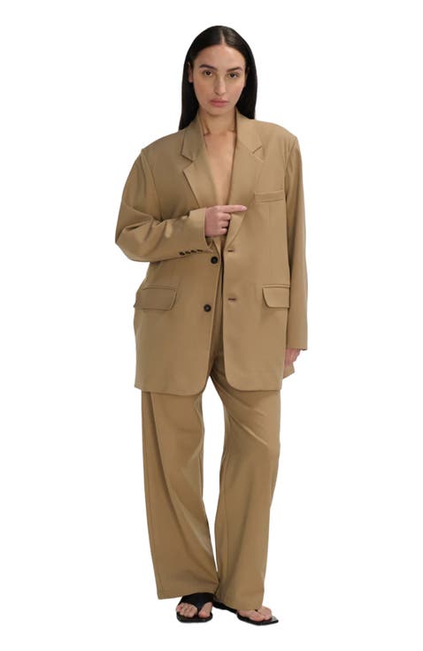 Oversized Double Button Blazer