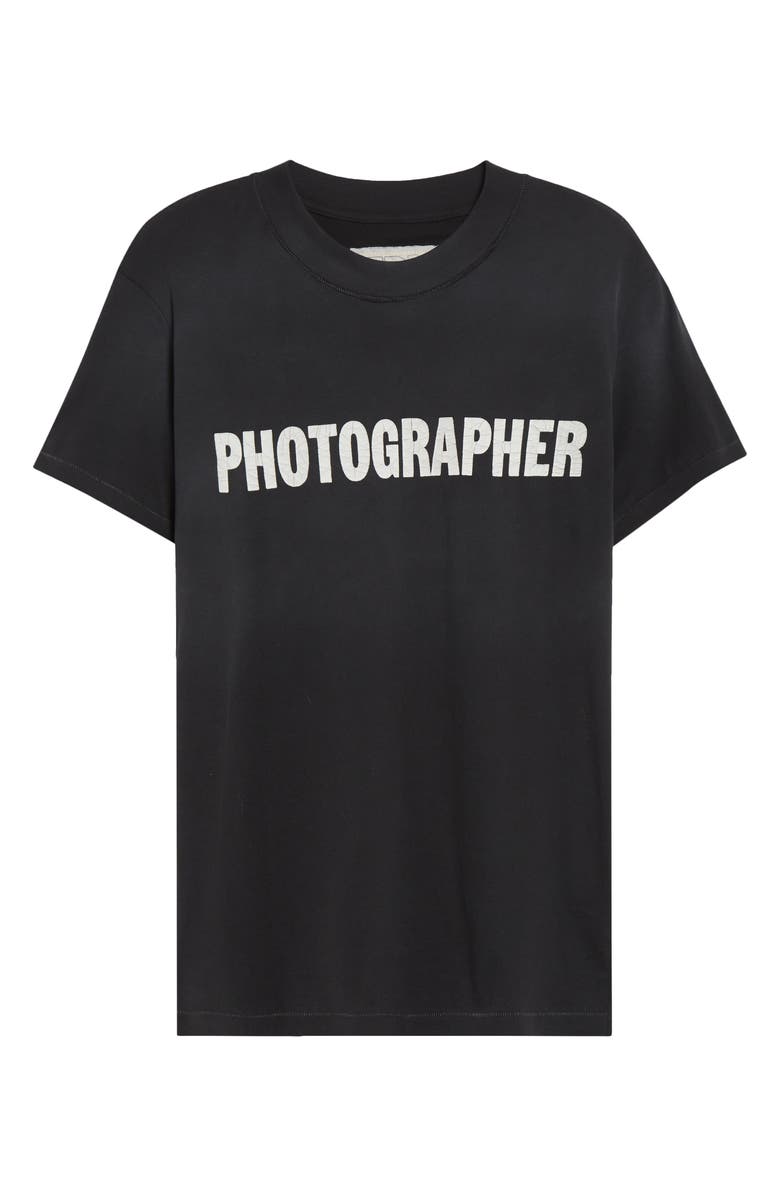 ERL Gender Inclusive Photographer Graphic T-Shirt, Alternate, color, Black