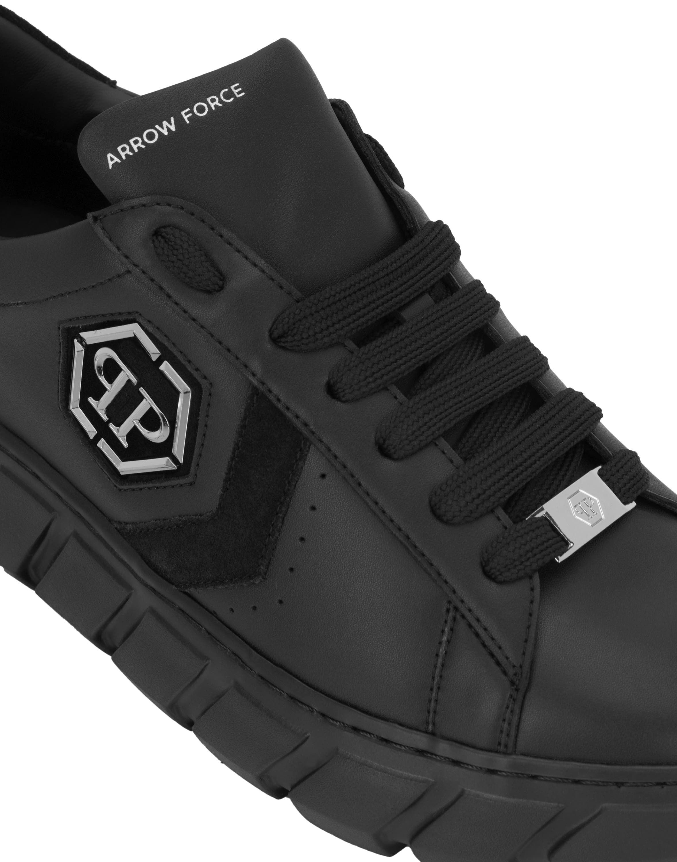 Low-Top Sneakers Hexagon Force Unisex, Alternate, color, black/black