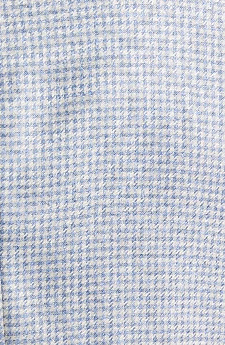 Peter Millar Hartford Classic Fit Houndstooth Wool Blend Sport Coat, Alternate, color, Light Blue