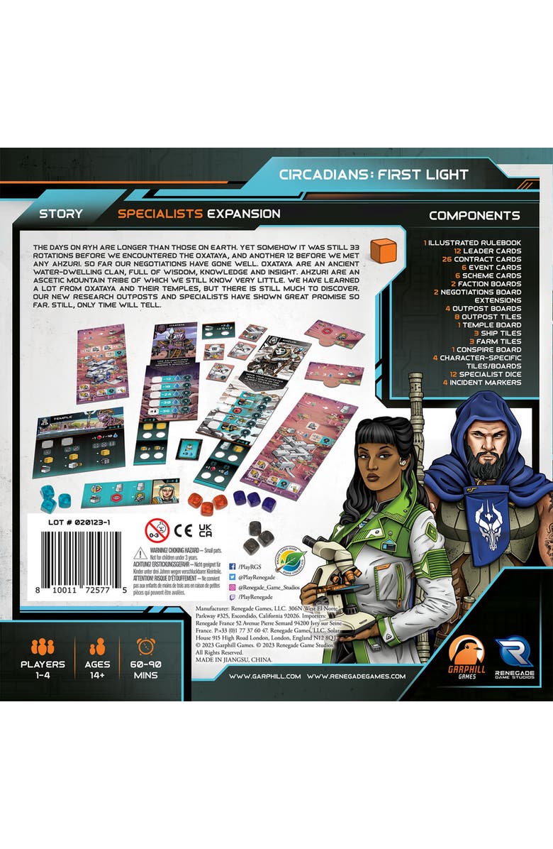 Renegade Game Studios Circaadians First Light Specialists Expansion, Alternate, color, Multicolored