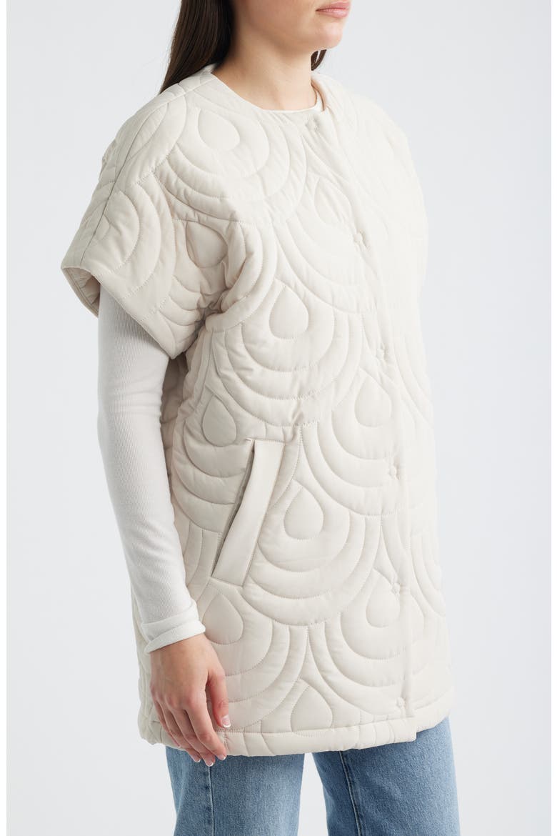 Blossom Short Sleeve Quilted Cape, Alternate, color, KIT