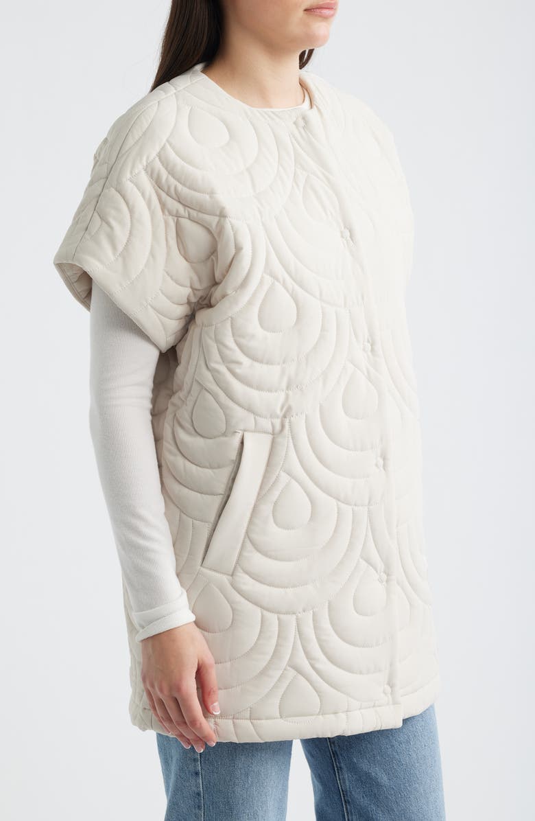 Ilse Jacobsen Blossom Short Sleeve Quilted Cape, Alternate, color, Kit