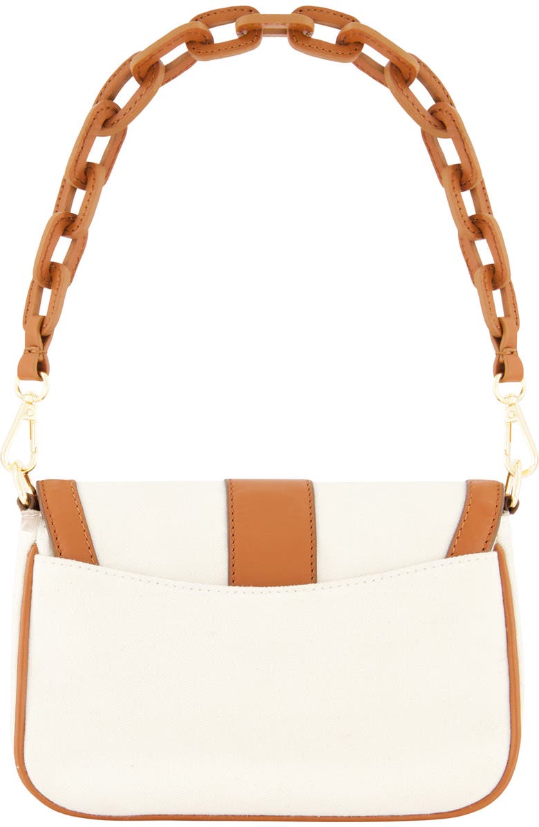 Tommy Bahama Canvas & Leather Trim Crossbody Bag, Alternate, color, Natural